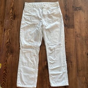 Zara Denim white jeans size Medium